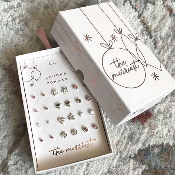 LC Lauren Conrad Jewelry - Lauren Conrad 12pk pierced earring set